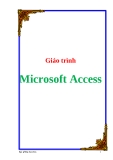 Giáo trình Microsoft Access