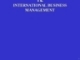 Bài giảng Quản trị kinh doanh quốc tế - Chương 1: Tổng quan về kinh doanh quốc tế