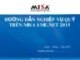 Bài giảng môn học Tin học kế toán: Hướng dẫn nghiệp vụ quỹ trên MISA SME.NET 2015 - Lê Thị Bích Thảo
